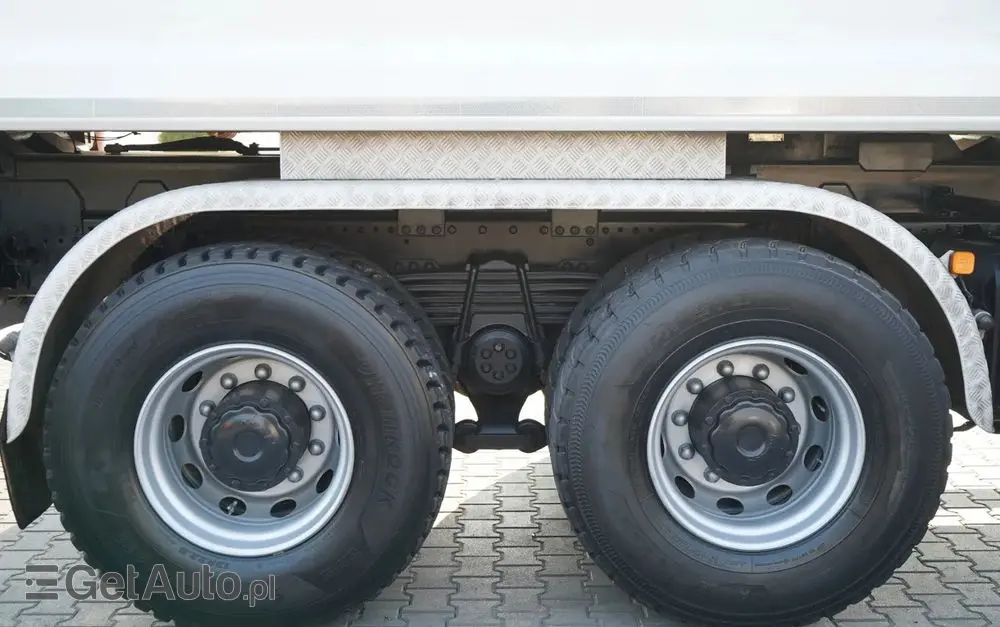 MAN TGS 26.420 / 6x4 / WYWROTKA 2 STRONNA / HYDROBURTA / BORDMATIC + HDS HIAB 188 B-3 / ROTATOR / CHWYTAK / PILOT / EURO 6 