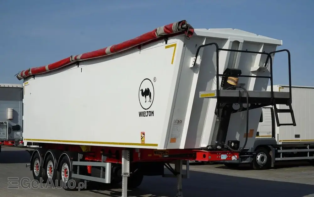 WIELTON WYWROTKA 55 M3 / ALUMINIOWA / OŚ PODNOSZONA / OSIE SAF / ALUFELGI 