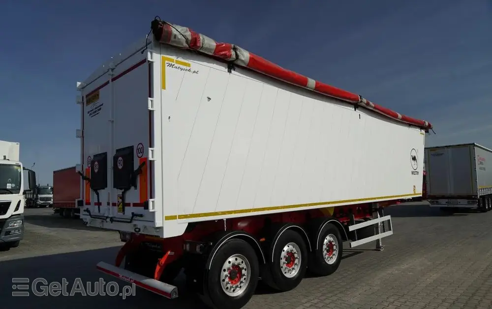 WIELTON WYWROTKA 55 M3 / ALUMINIOWA / OŚ PODNOSZONA / OSIE SAF / ALUFELGI 