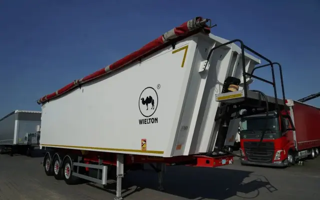 WIELTON WYWROTKA 55 M3 / ALUMINIOWA / OŚ PODNOSZONA / OSIE SAF / ALUFELGI 