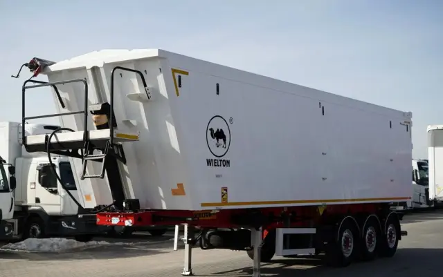 WIELTON WYWROTKA 55 M3 / ALUMINIOWA / OŚ PODNOSZONA / OSIE SAF / ALUFELGI 