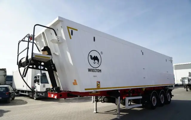 WIELTON WYWROTKA 55 M3 / ALUMINIOWA / OŚ PODNOSZONA / OSIE SAF / ALUFELGI 