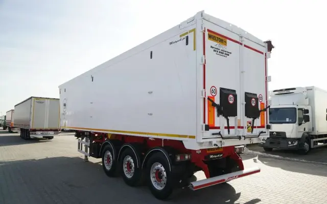 WIELTON WYWROTKA 55 M3 / ALUMINIOWA / OŚ PODNOSZONA / OSIE SAF / ALUFELGI 