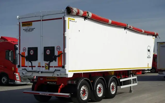 WIELTON WYWROTKA 55 M3 / ALUMINIOWA / OŚ PODNOSZONA / OSIE SAF / ALUFELGI 