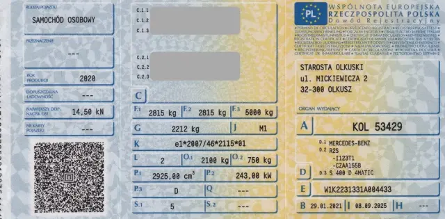 MERCEDES-BENZ Klasa S 400 d 4-Matic L AMG Line 9G-TRONIC