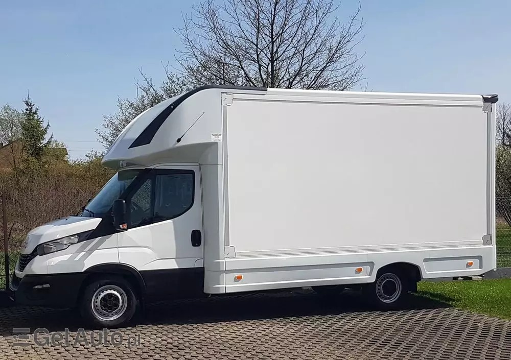 IVECO DAILY KONTENER NISKOPODŁOGOWY 4,43x2,23x2,42 SKLEP KAMPER FOODTRUCK BAR KLIMA KONIOWÓZ 