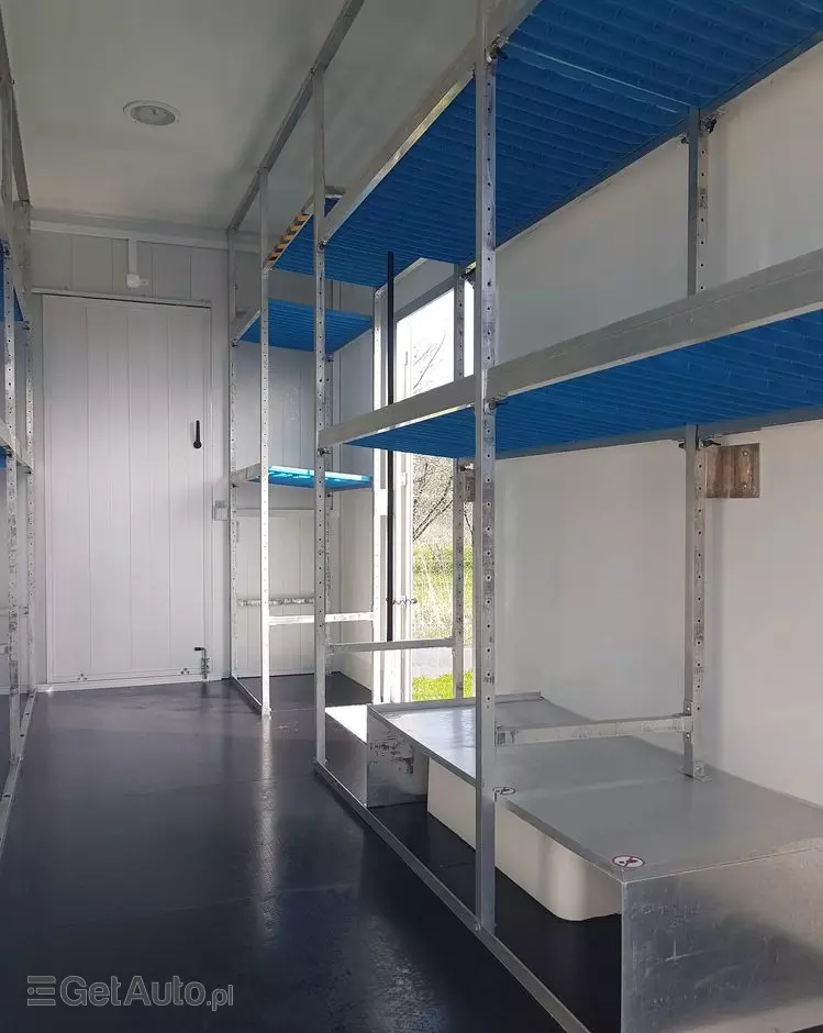 IVECO DAILY KONTENER NISKOPODŁOGOWY 4,43x2,23x2,42 SKLEP KAMPER FOODTRUCK BAR KLIMA KONIOWÓZ 