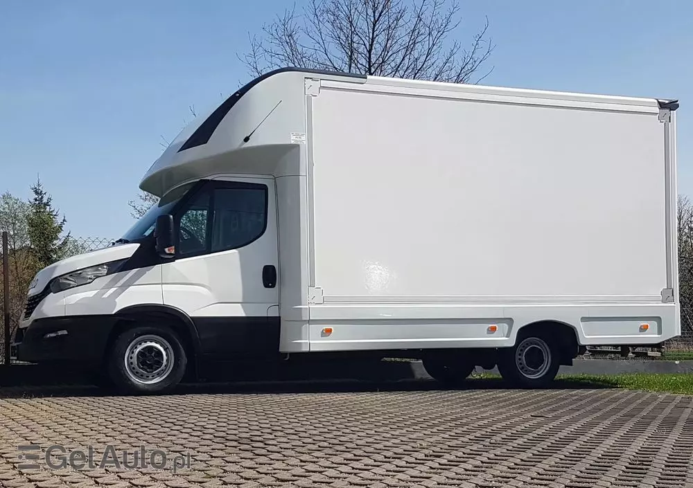 IVECO DAILY KONTENER NISKOPODŁOGOWY 4,43x2,23x2,42 SKLEP KAMPER FOODTRUCK BAR KLIMA KONIOWÓZ 