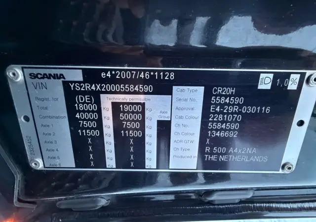 SCANIA R500 z Niemiec nowe turbo i sprzeglo bez wkładu na kontakcie ASO Scania 