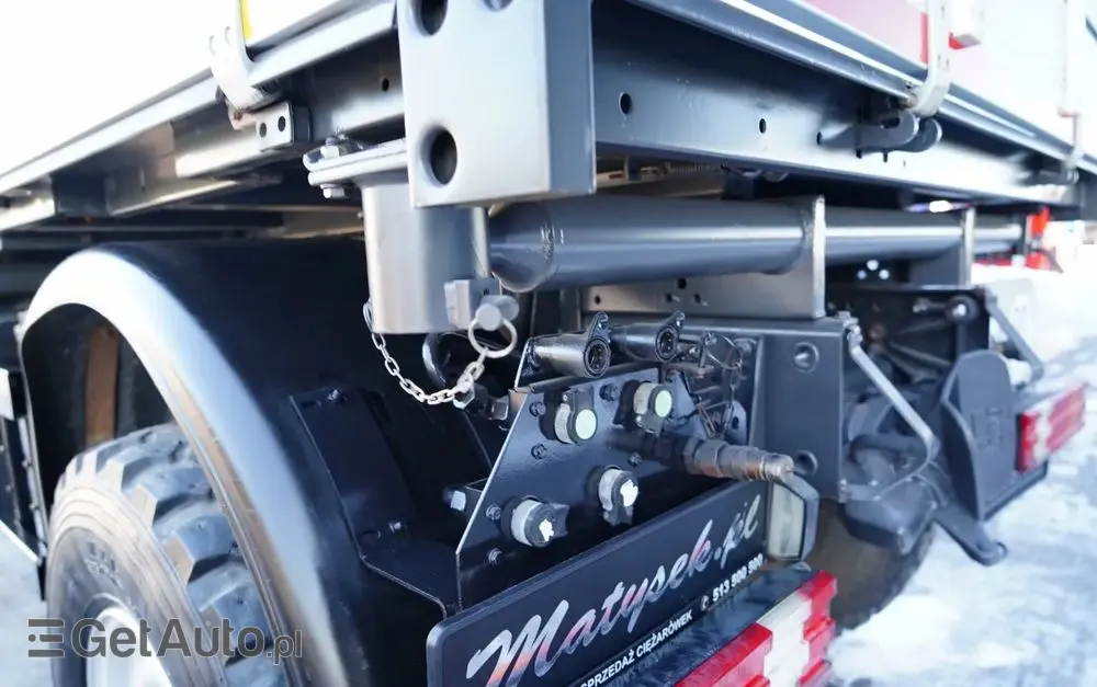 MERCEDES-BENZ UNIMOG  U300 / 4X4 / WYWROTKA 3 STRONNA / PŁUG / KOMUNALNY / HYDROZŁĄCZA / EPS + SPRZĘGŁO 