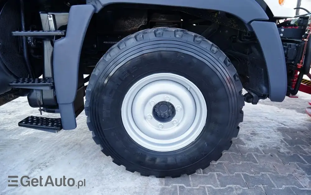 MERCEDES-BENZ UNIMOG  U300 / 4X4 / WYWROTKA 3 STRONNA / PŁUG / KOMUNALNY / HYDROZŁĄCZA / EPS + SPRZĘGŁO 