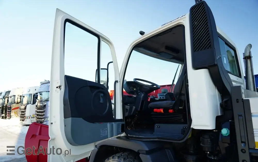 MERCEDES-BENZ UNIMOG  U300 / 4X4 / WYWROTKA 3 STRONNA / PŁUG / KOMUNALNY / HYDROZŁĄCZA / EPS + SPRZĘGŁO 