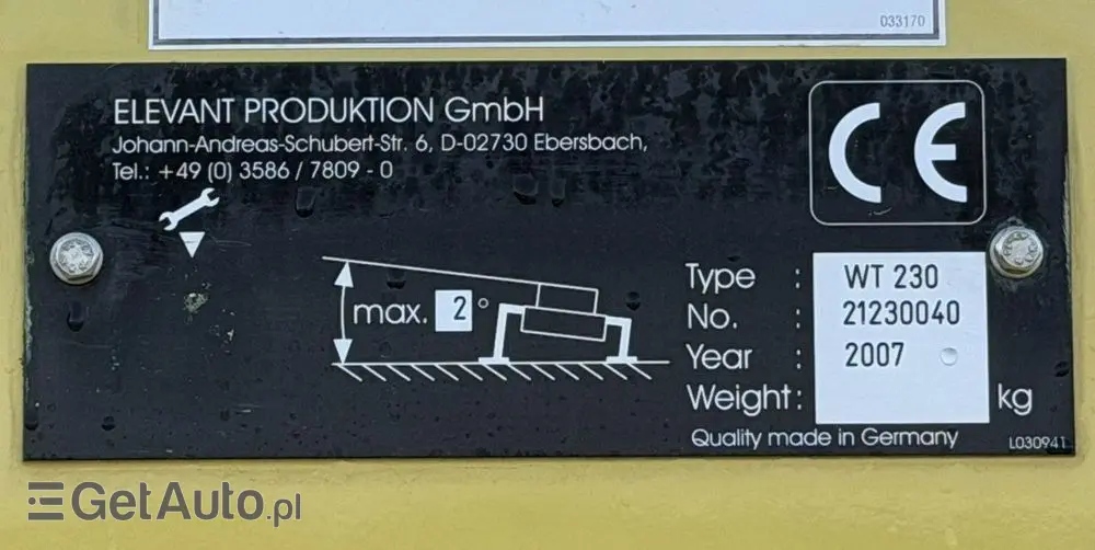 MAN TGL 8.210 Zwyżka WUMAG WT 230 23m w bok 18m podnośnik 