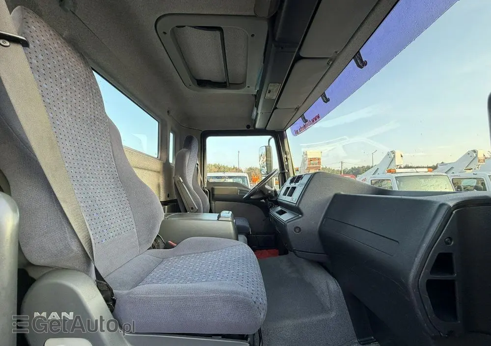 MAN TGL 8.210 Zwyżka WUMAG WT 230 23m w bok 18m podnośnik 