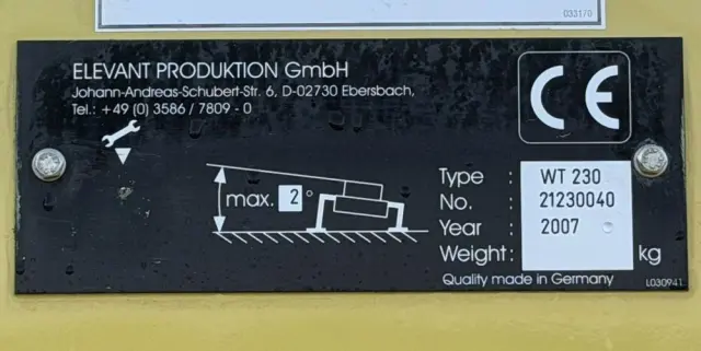 MAN TGL 8.210 Zwyżka WUMAG WT 230 23m w bok 18m podnośnik 