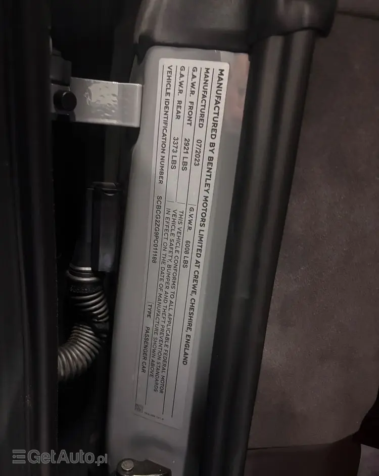 BENTLEY Continental GT V8