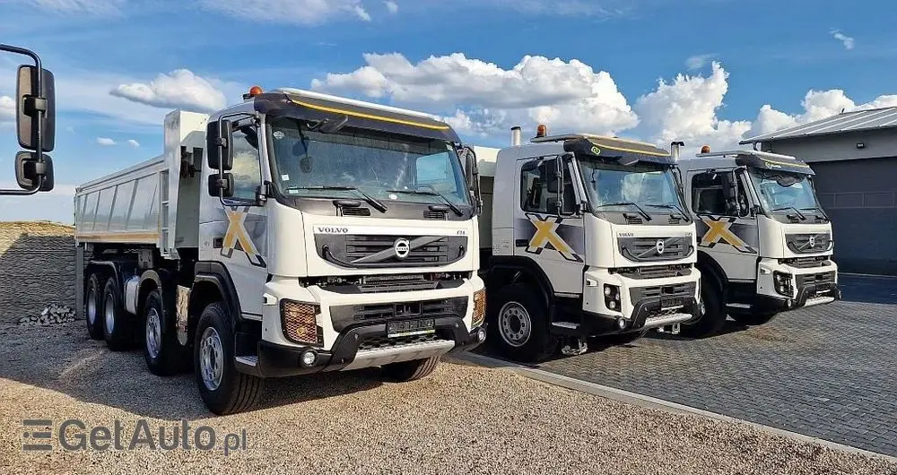 VOLVO Fmx 410 8x4 Kiper Hydroburta Wywrot Nowe Opony 