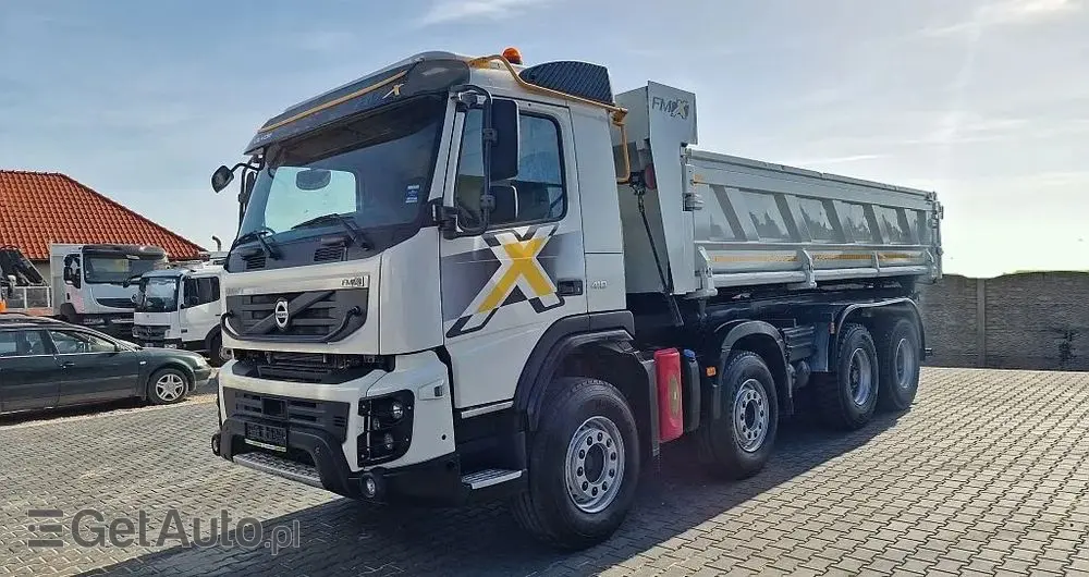 VOLVO Fmx 410 8x4 Kiper Hydroburta Wywrot Nowe Opony 