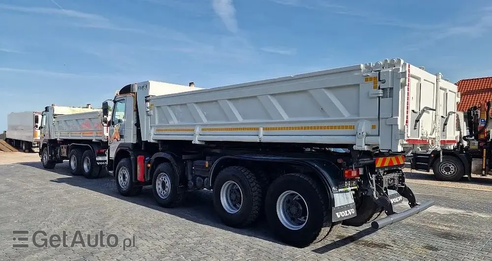 VOLVO Fmx 410 8x4 Kiper Hydroburta Wywrot Nowe Opony 