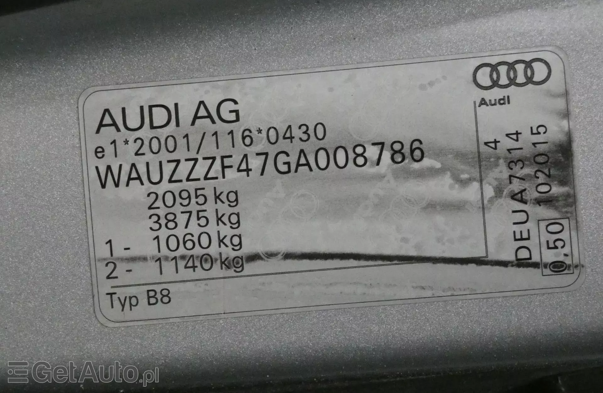 AUDI A4 2.0 TDI (150 KM)