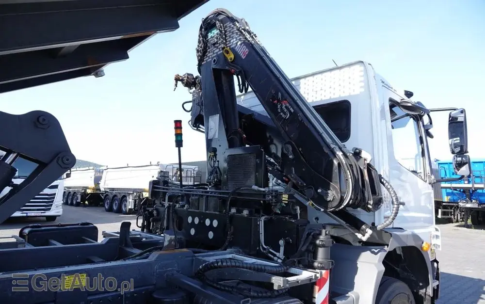 MERCEDES-BENZ ATEGO 16.24 / 4X4 / WYWROTKA + HDS HIAB 111 BS-2  / PILOT /  ROTATOR /MANUAL 