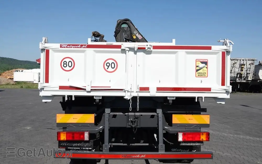 MERCEDES-BENZ ATEGO 16.24 / 4X4 / WYWROTKA + HDS HIAB 111 BS-2  / PILOT /  ROTATOR /MANUAL 