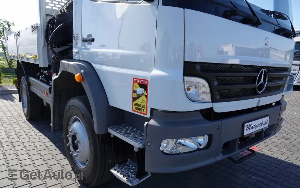 MERCEDES-BENZ ATEGO 16.24 / 4X4 / WYWROTKA + HDS HIAB 111 BS-2  / PILOT /  ROTATOR /MANUAL 