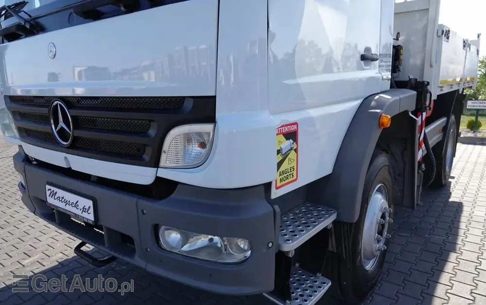 MERCEDES-BENZ ATEGO 16.24 / 4X4 / WYWROTKA + HDS HIAB 111 BS-2  / PILOT /  ROTATOR /MANUAL 