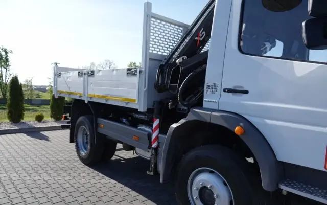 MERCEDES-BENZ ATEGO 16.24 / 4X4 / WYWROTKA + HDS HIAB 111 BS-2  / PILOT /  ROTATOR /MANUAL 