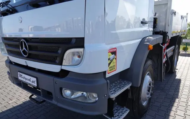 MERCEDES-BENZ ATEGO 16.24 / 4X4 / WYWROTKA + HDS HIAB 111 BS-2  / PILOT /  ROTATOR /MANUAL 