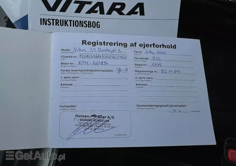 SUZUKI Vitara 1.4 Boosterjet Premium 2WD