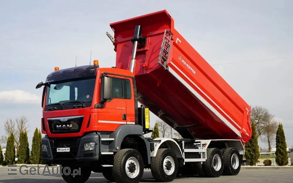 MAN TGS 41.480 / 8X8 / WYWROTKA TYLNOZSYPOWA / KH KIPPER / AUTOMAT / EURO 6 