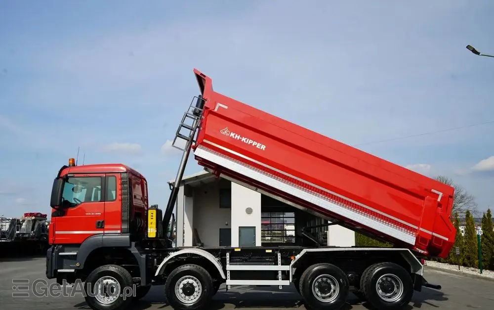 MAN TGS 41.480 / 8X8 / WYWROTKA TYLNOZSYPOWA / KH KIPPER / AUTOMAT / EURO 6 