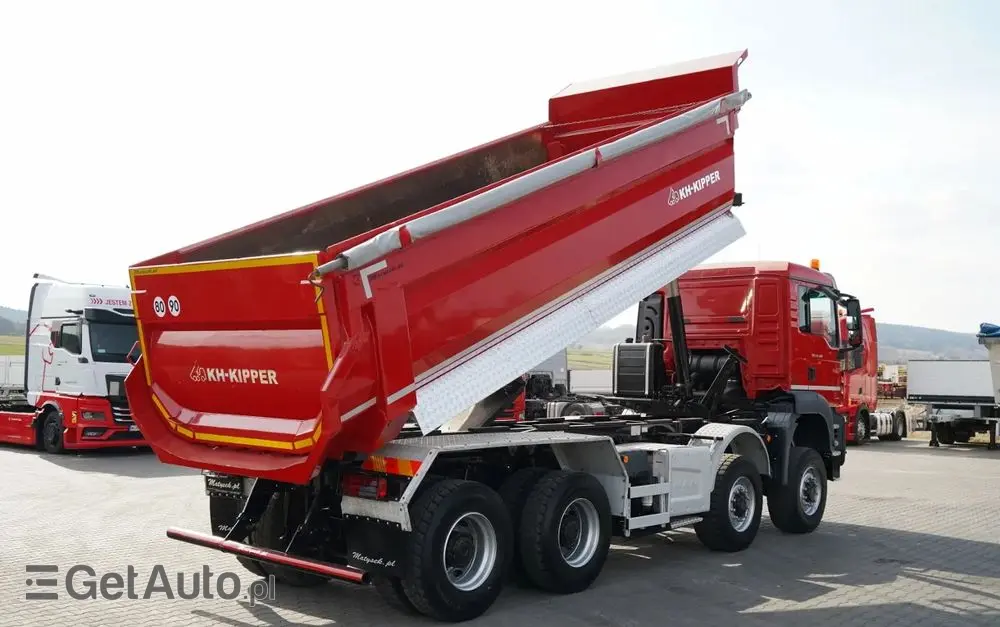 MAN TGS 41.480 / 8X8 / WYWROTKA TYLNOZSYPOWA / KH KIPPER / AUTOMAT / EURO 6 