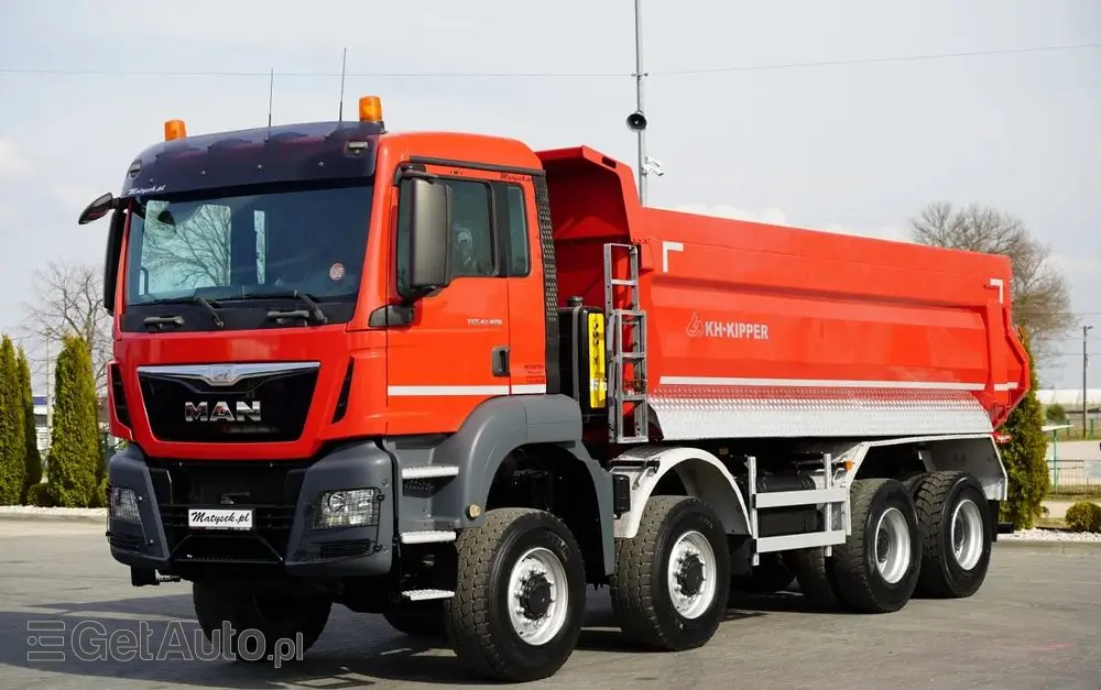 MAN TGS 41.480 / 8X8 / WYWROTKA TYLNOZSYPOWA / KH KIPPER / AUTOMAT / EURO 6 