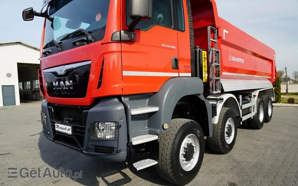 MAN TGS 41.480 / 8X8 / WYWROTKA TYLNOZSYPOWA / KH KIPPER / AUTOMAT / EURO 6 