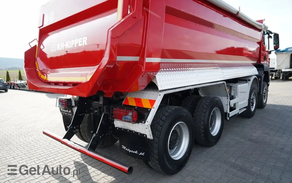 MAN TGS 41.480 / 8X8 / WYWROTKA TYLNOZSYPOWA / KH KIPPER / AUTOMAT / EURO 6 