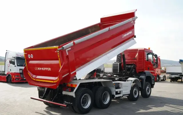 MAN TGS 41.480 / 8X8 / WYWROTKA TYLNOZSYPOWA / KH KIPPER / AUTOMAT / EURO 6 