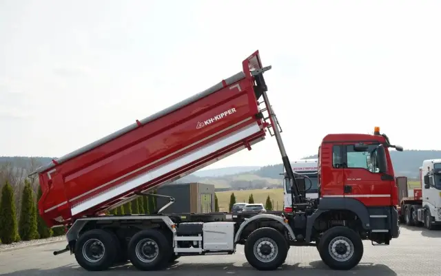 MAN TGS 41.480 / 8X8 / WYWROTKA TYLNOZSYPOWA / KH KIPPER / AUTOMAT / EURO 6 