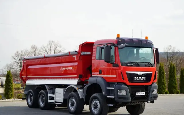MAN TGS 41.480 / 8X8 / WYWROTKA TYLNOZSYPOWA / KH KIPPER / AUTOMAT / EURO 6 