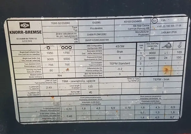 ZASLAW D-659 DO KONTENERÓW HAKOWCA POD KONTENERY 2 OSIE BLIŹNIAKI RESORY MEILLER 