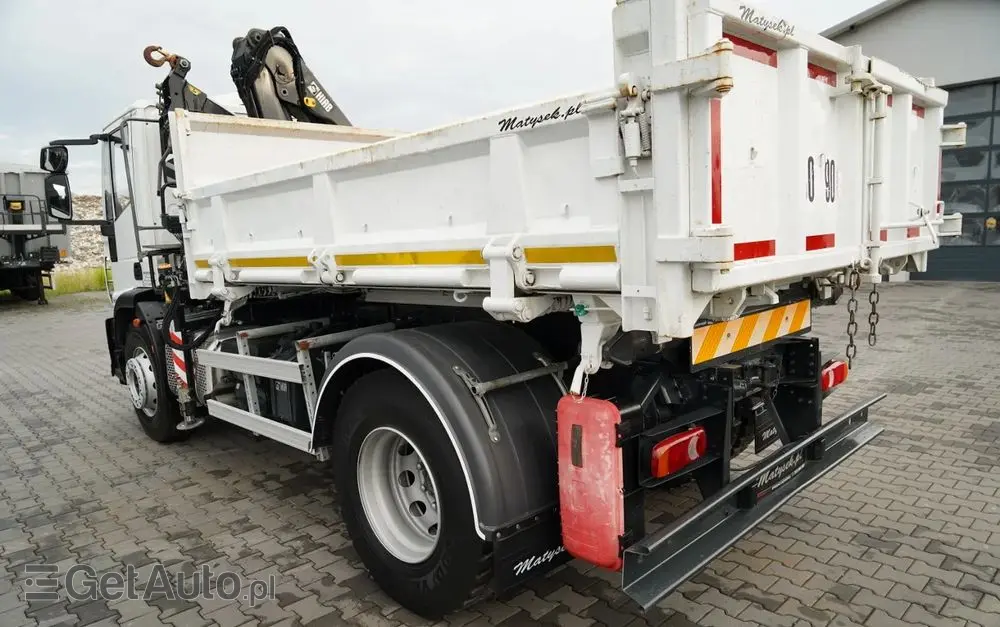 IVECO EUROCARGO 190EL32  / Wywrotka + HDS / HYDROBURTA / BORDMATIC / 3 STRONNY KIPPER - 3.5 M / EURO 6 