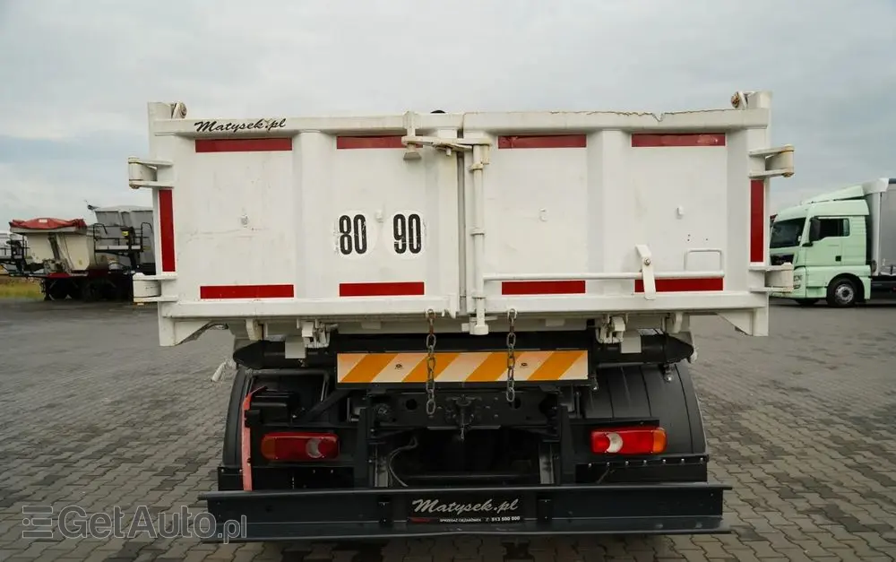 IVECO EUROCARGO 190EL32  / Wywrotka + HDS / HYDROBURTA / BORDMATIC / 3 STRONNY KIPPER - 3.5 M / EURO 6 