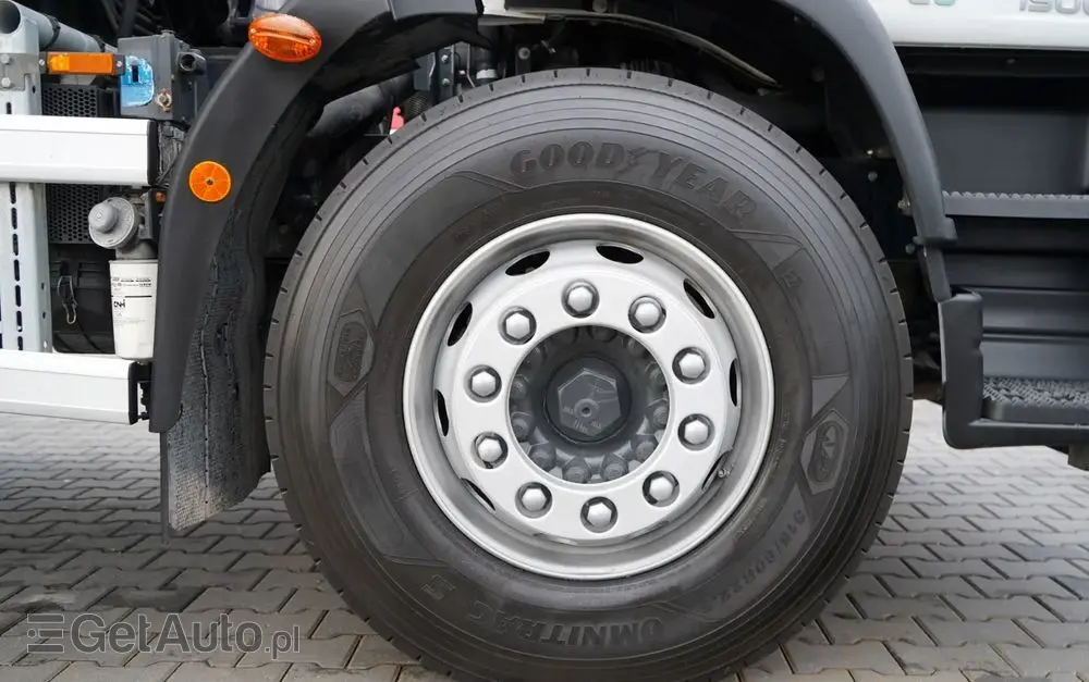 IVECO EUROCARGO 190EL32  / Wywrotka + HDS / HYDROBURTA / BORDMATIC / 3 STRONNY KIPPER - 3.5 M / EURO 6 