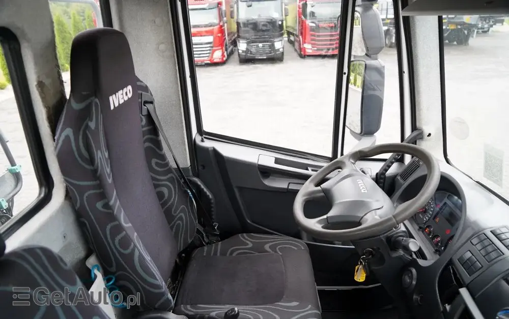 IVECO EUROCARGO 190EL32  / Wywrotka + HDS / HYDROBURTA / BORDMATIC / 3 STRONNY KIPPER - 3.5 M / EURO 6 