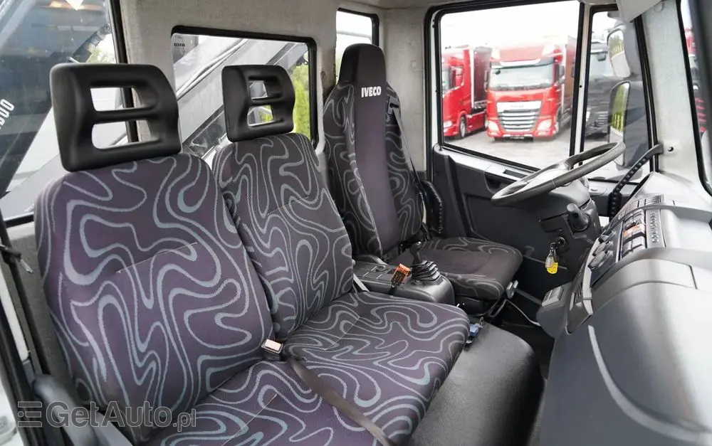 IVECO EUROCARGO 190EL32  / Wywrotka + HDS / HYDROBURTA / BORDMATIC / 3 STRONNY KIPPER - 3.5 M / EURO 6 