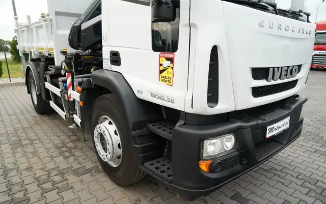 IVECO EUROCARGO 190EL32  / Wywrotka + HDS / HYDROBURTA / BORDMATIC / 3 STRONNY KIPPER - 3.5 M / EURO 6 