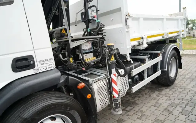 IVECO EUROCARGO 190EL32  / Wywrotka + HDS / HYDROBURTA / BORDMATIC / 3 STRONNY KIPPER - 3.5 M / EURO 6 