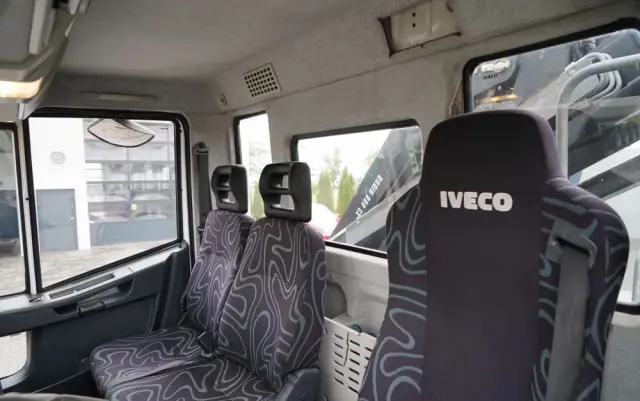IVECO EUROCARGO 190EL32  / Wywrotka + HDS / HYDROBURTA / BORDMATIC / 3 STRONNY KIPPER - 3.5 M / EURO 6 