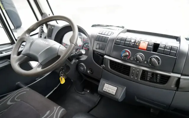 IVECO EUROCARGO 190EL32  / Wywrotka + HDS / HYDROBURTA / BORDMATIC / 3 STRONNY KIPPER - 3.5 M / EURO 6 